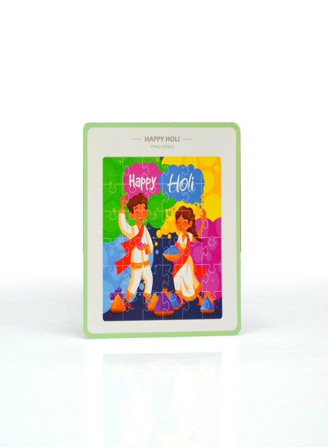 Mittimate Holi Jigsaw Puzzle Game for Kids Age 4 to 6 Old I 36 Pieces Puzzle Toy I Birthday Gift for Children - Image 5
